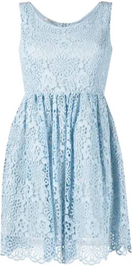 Miu Pre-owned Cotton dresses Blauw Dames