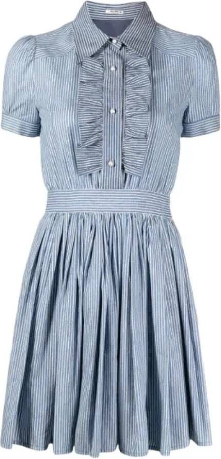 Miu Pre-owned Fabric dresses Blauw Dames