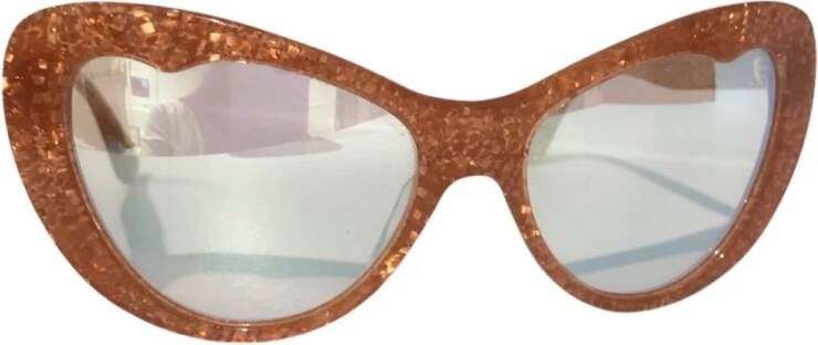 Miu Pre-owned Glitterglazen Bruin Dames