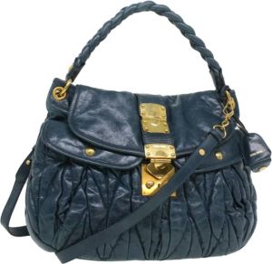 Miu Pre-owned Handbags Blauw Dames