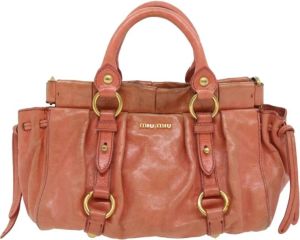 Miu Pre-owned Handbags Roze Dames