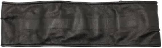 Miu Pre-owned Leather belts Zwart Unisex