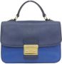 Miu Pre-owned Leather handbags Blauw Dames - Thumbnail 1