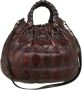 Miu Pre-owned Leather handbags Purple Dames - Thumbnail 1