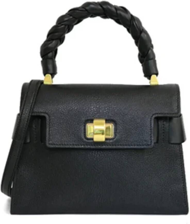 Miu Pre-owned Leather handbags Zwart Dames