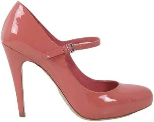 Miu Pre-owned Leather heels Roze Dames