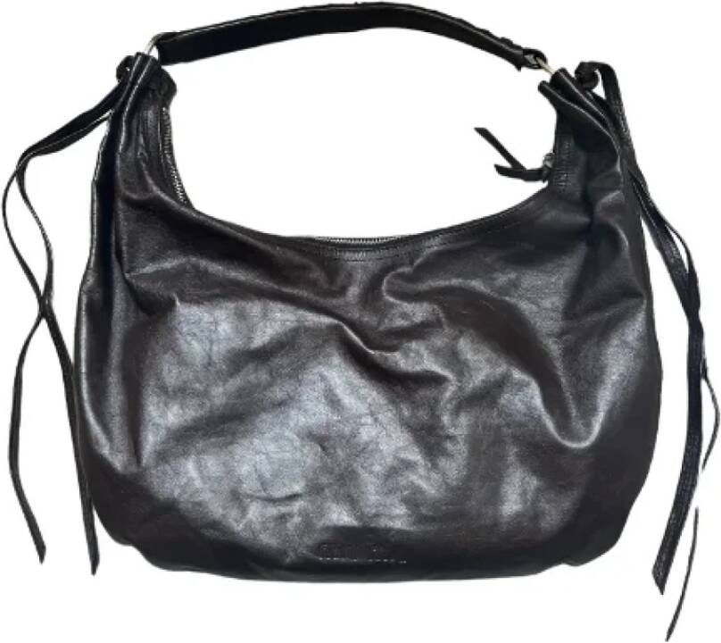 Miu Pre-owned Leather shoulder-bags Bruin Dames