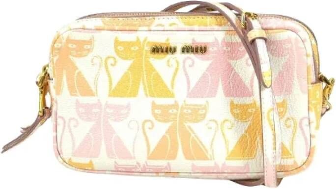 Miu Pre-owned Leather shoulder-bags Multicolor Dames