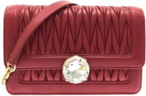 Miu Pre-owned Leather shoulder-bags Rood Dames