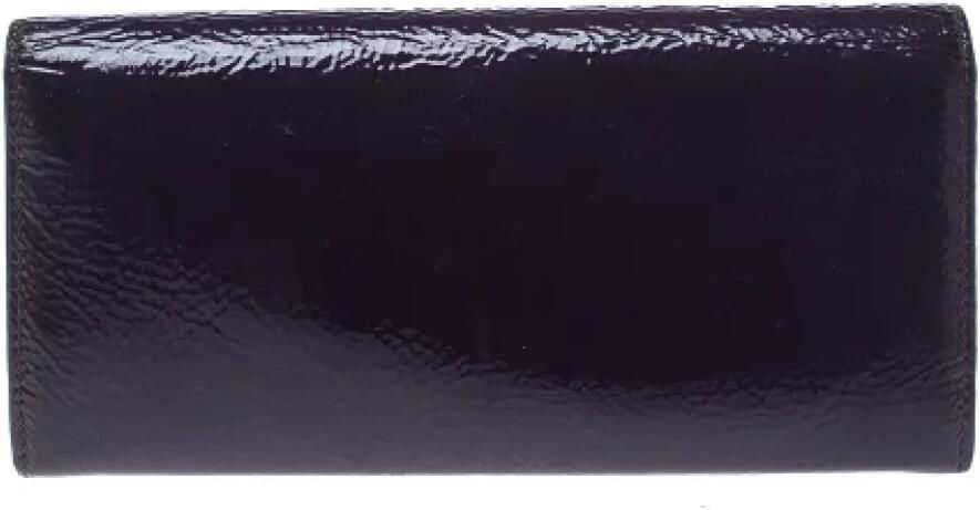 Miu Pre-owned Leather wallets Purple Dames - Foto 7