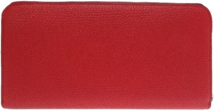 Miu Pre-owned Leather wallets Rood Dames