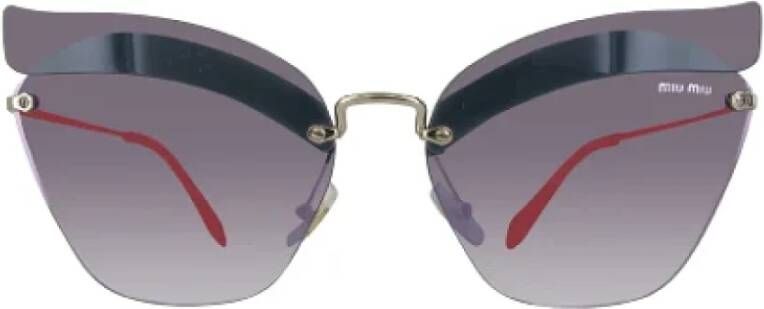 Miu Pre-owned Metal sunglasses Meerkleurig Dames
