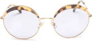Miu Pre-owned Plastic sunglasses Geel Dames