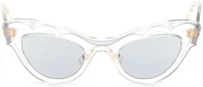 Miu Pre-owned Plastic sunglasses Grijs Dames