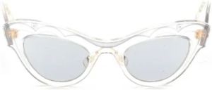 Miu Pre-owned Plastic sunglasses Wit Dames