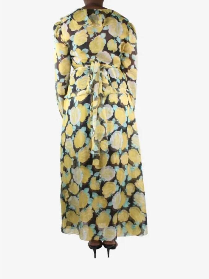 Miu Pre-owned Polyester dresses Yellow Dames