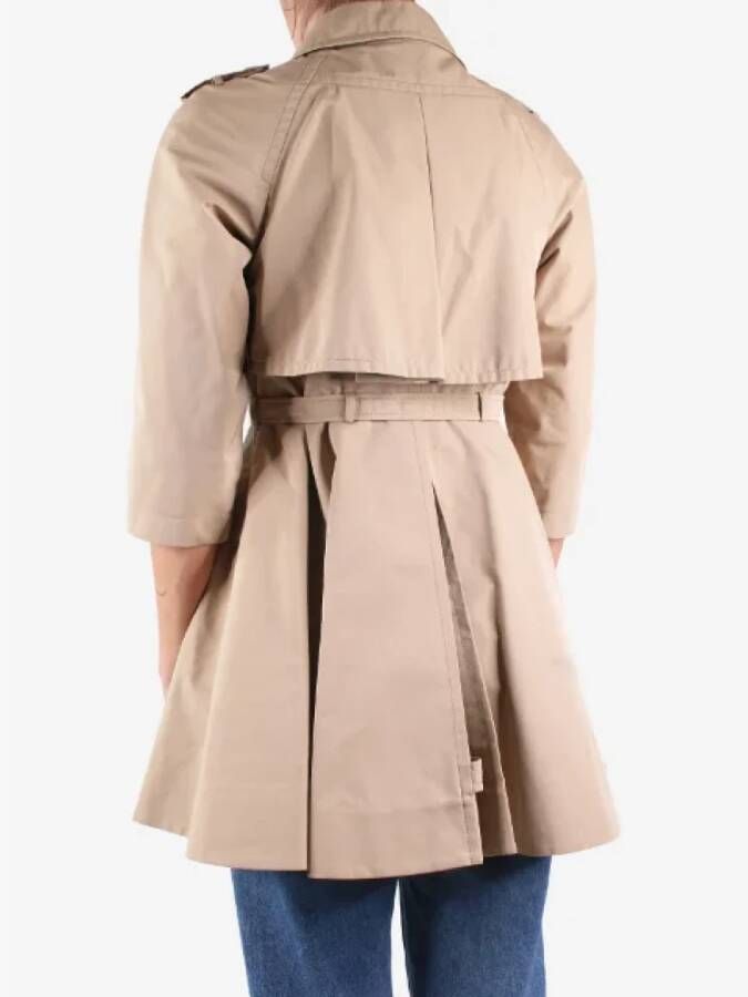 Miu Pre-owned Polyester outerwear Beige Dames