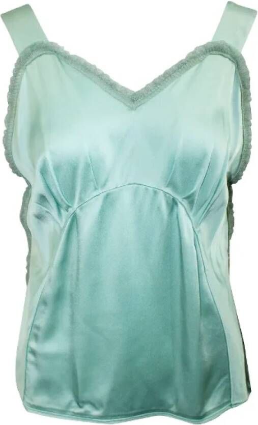 Miu Pre-owned Polyester tops Blauw Dames