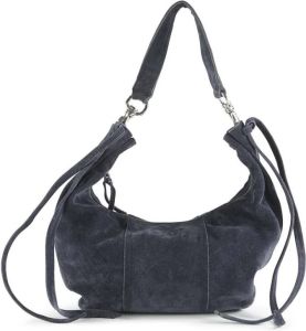 Miu Pre-owned Pre-owned Crescent Hobo Bag Blauw Dames