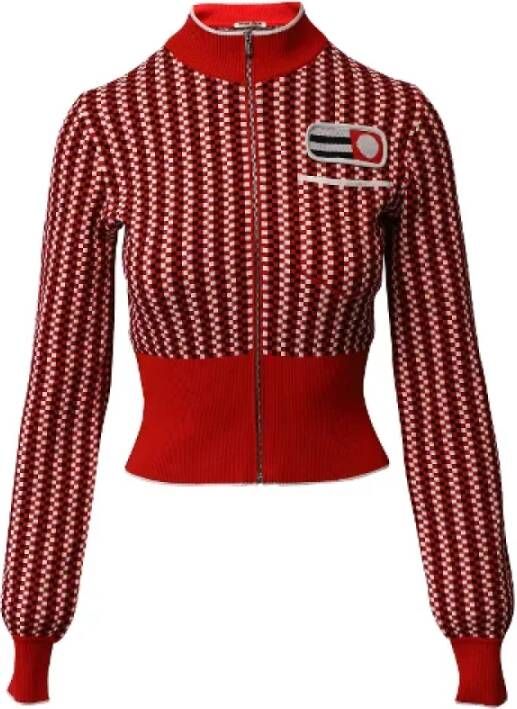 Miu Pre-owned Fabric outerwear Rood Dames
