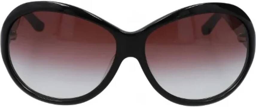 Miu Pre-owned Fabric sunglasses Zwart Dames