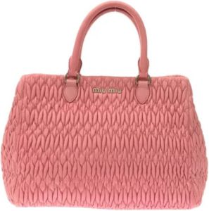 Miu Pre-owned Pre-owned Handbags Roze Dames