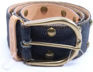 Miu Pre-owned Pre-owned Leather belts Blauw Dames