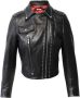 Miu Pre-owned Leather outerwear Zwart Dames - Thumbnail 1