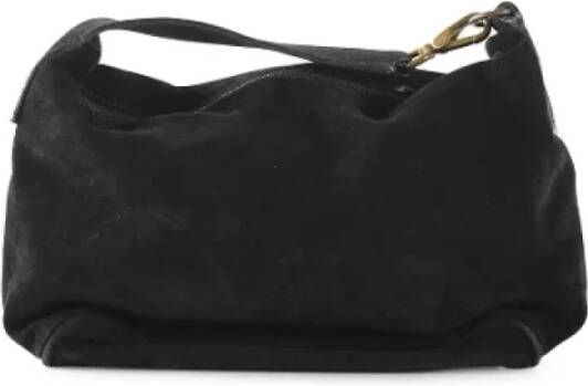 Miu Pre-owned Suede handbags Zwart Dames