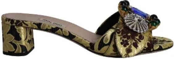 Miu Pre-owned Sandalen Meerkleurig Dames