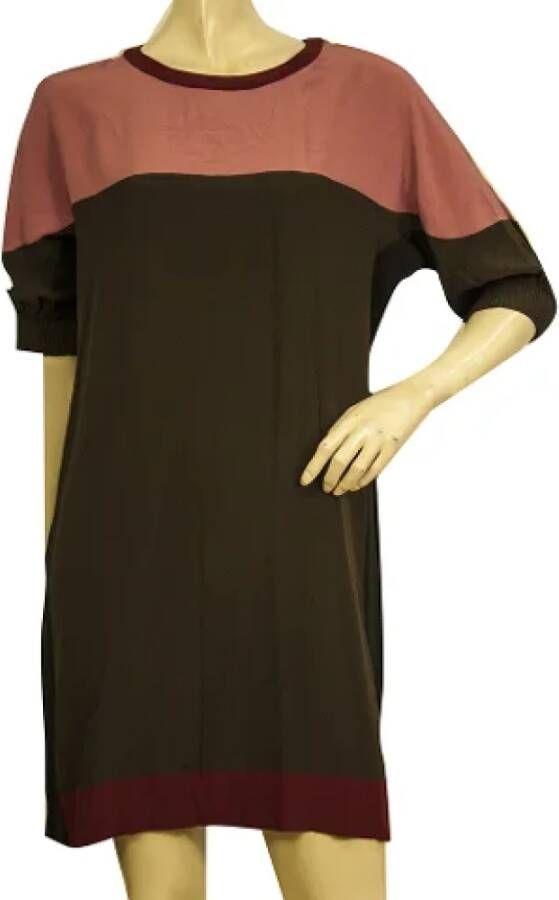 Miu Pre-owned Silk dresses Rood Dames