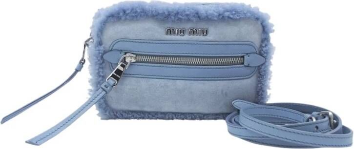 Miu Pre-owned skulderveske i periwinkle Blauw Dames