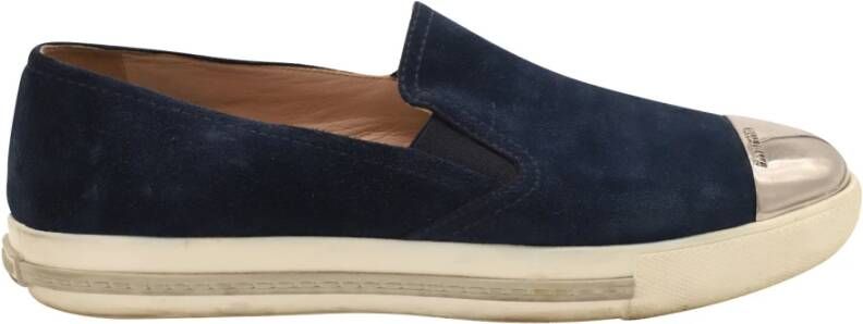 Miu Pre-owned Sneakers Blauw Dames
