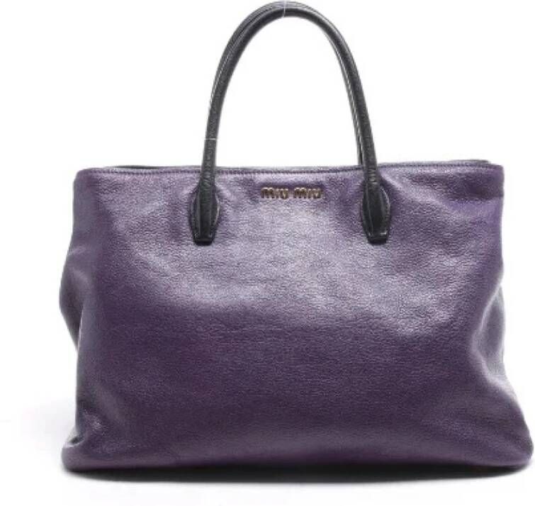 Miu Pre-owned Voldoende tastassen Paars Dames