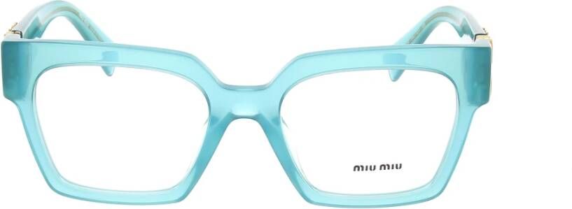 Miu Stijlvolle Brillen voor Moderne Vrouwen Blauw Dames