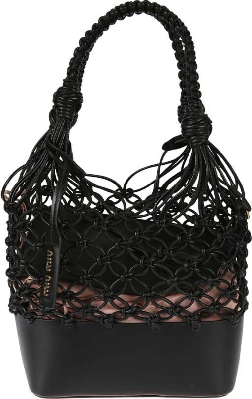 Miu Zwarte tassen met stijl Black Dames