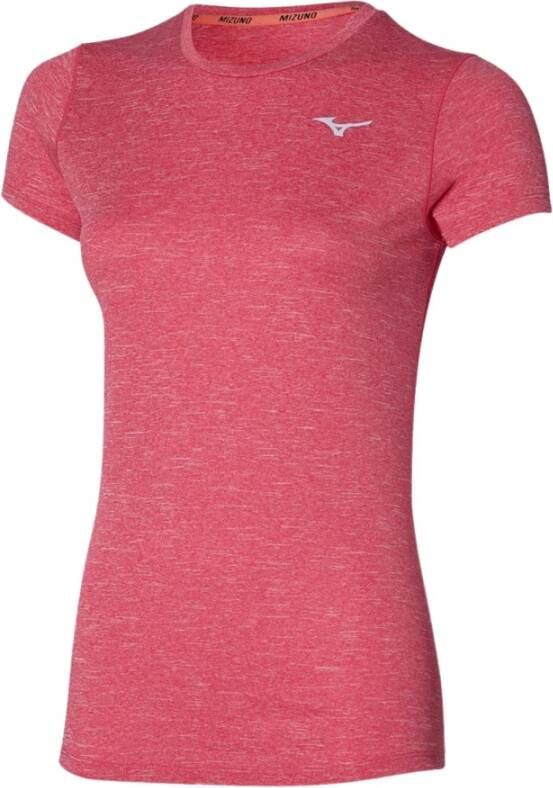 Mizuno Dames Active Dryaeroflow T-shirt Roze Dames