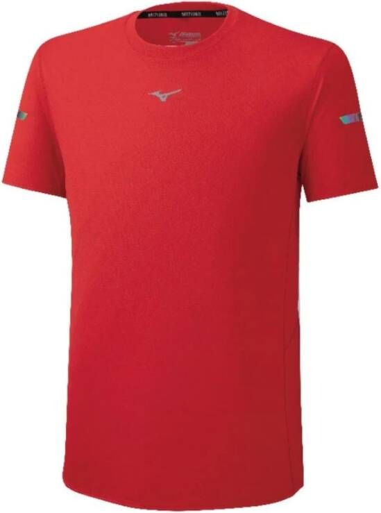 Mizuno t-shirt Rood Heren