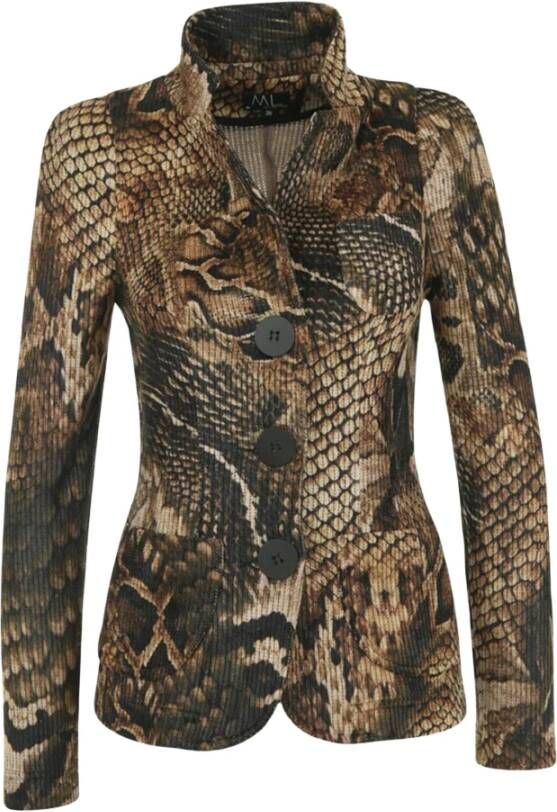 ML Collections blazer 21725 Bruin Dames
