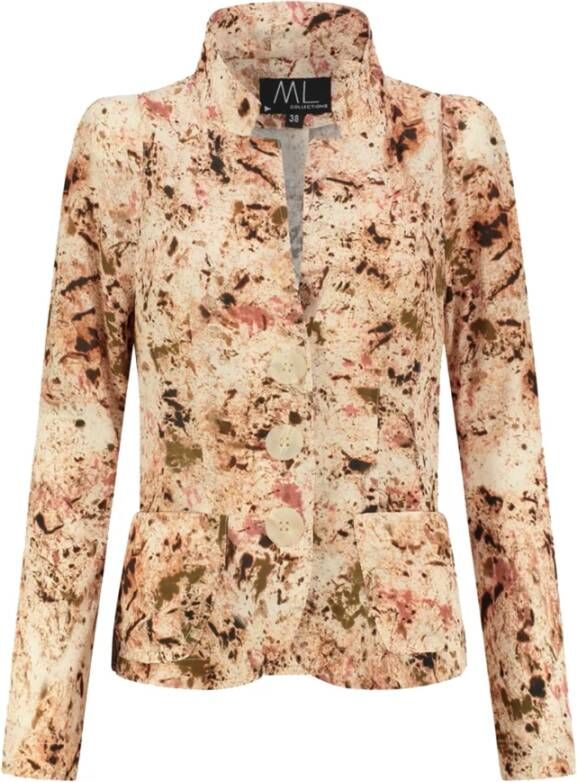 ML Collections Blazerjas 10710 Beige Dames