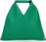 MM6 Maison Margiela Elegante Handtas met Ritssluiting en Logo Details Groen Dames - Thumbnail 1