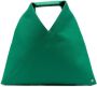 MM6 Maison Margiela Elegante Handtas met Ritssluiting en Logo Details Groen Dames - Thumbnail 3