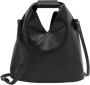 MM6 Maison Margiela Zwarte Japanse Klassieke Leren Handtas Black Dames - Thumbnail 1