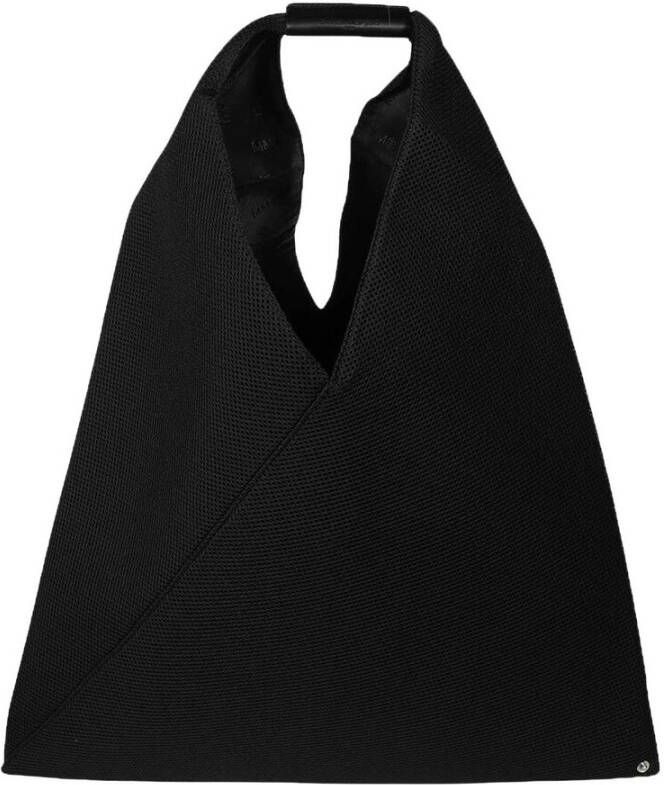 MM6 Maison Margiela Klassieke Japanse tas in zwart leer Zwart Dames