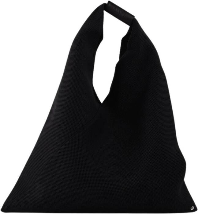 MM6 Maison Margiela Klassieke Japanse tas in zwart leer Zwart Dames