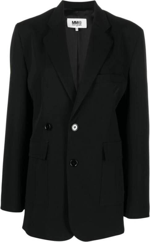 MM6 Maison Margiela Jackets zwart Dames