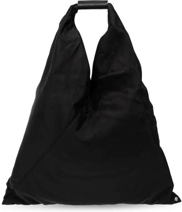 MM6 Maison Margiela Zwarte Japanse Driehoekige Tote Tas Black Dames