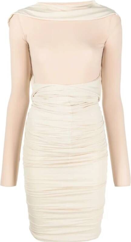 MM6 Maison Margiela Korte dagjurk Beige Dames