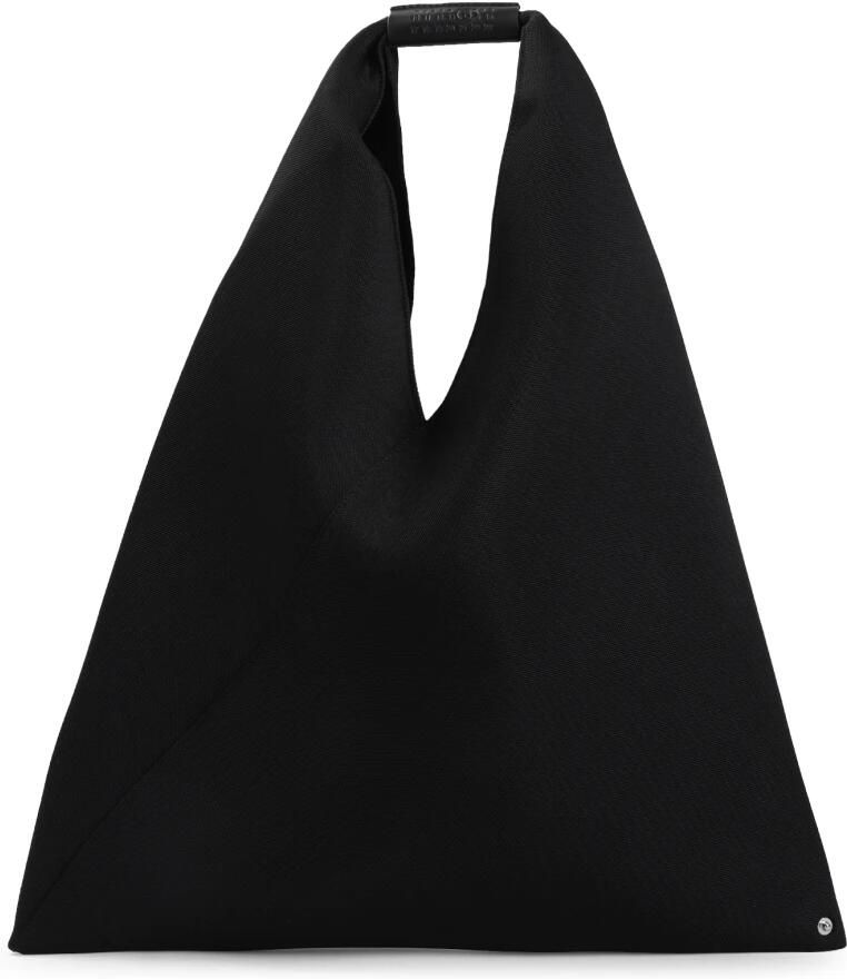 MM6 Maison Margiela Panel Gebreide Handtas met Leren Afwerking Black Dames - Foto 2