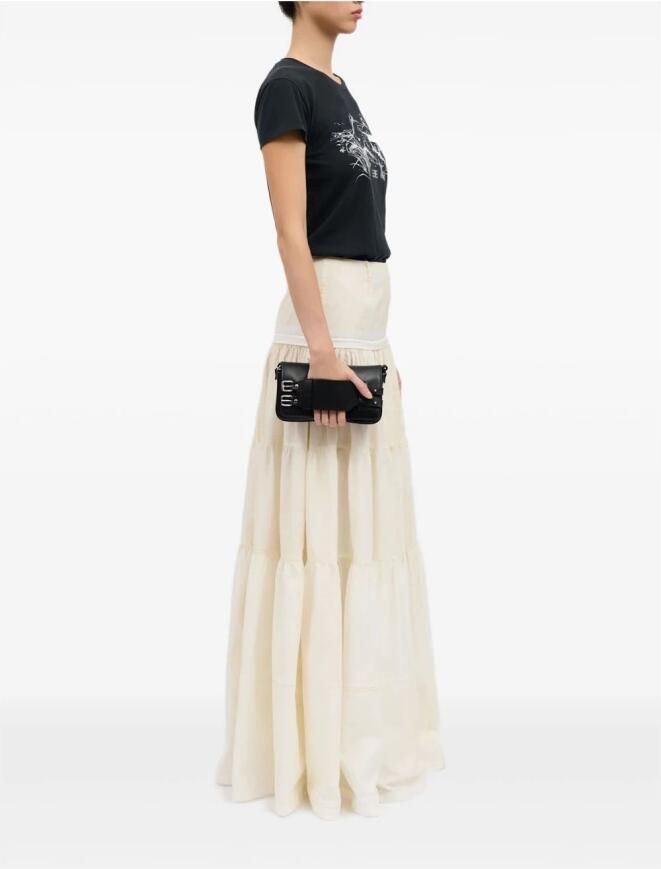 MM6 Maison Margiela Hobo bags Structured Black Bag With Unique Buckle Detail in zwart - Foto 6